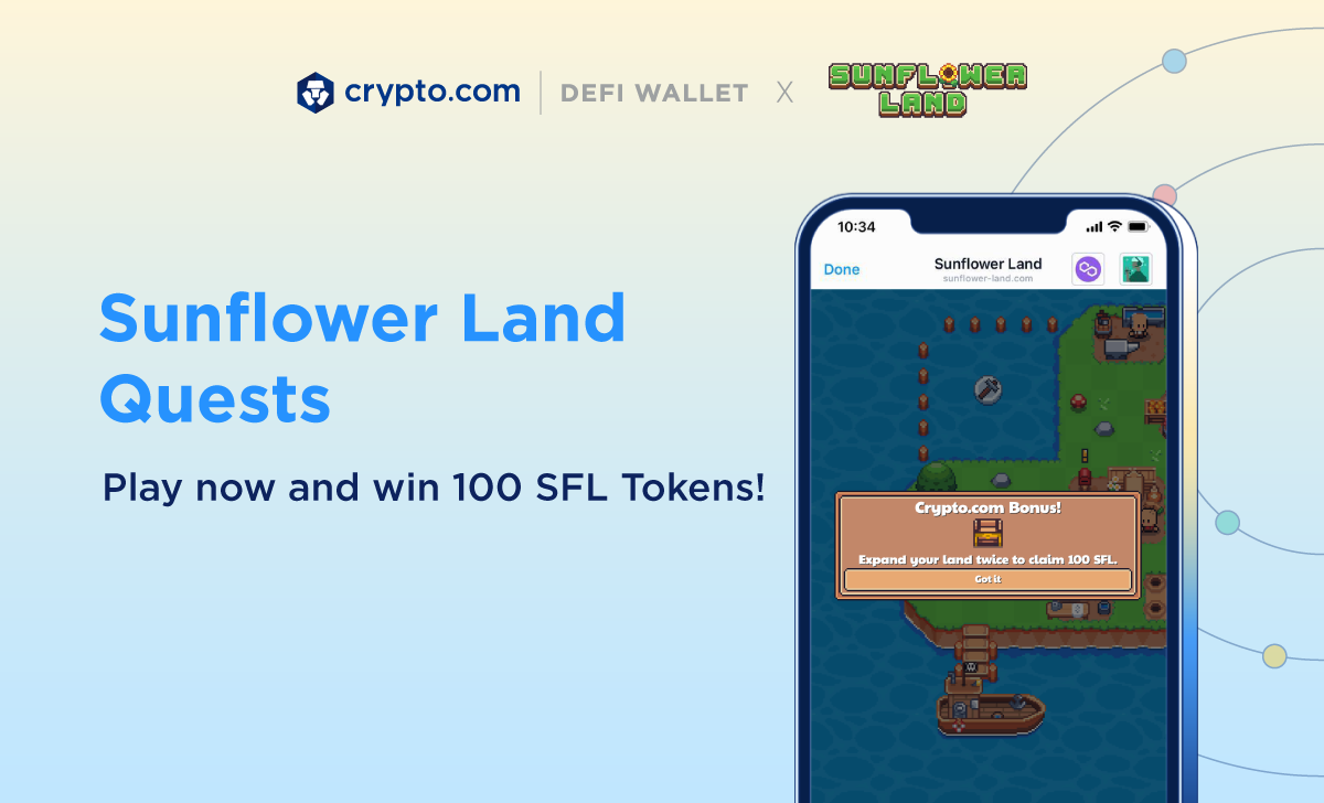 Defi Wallet X Sunflower Land Campaign Play Now Contenthub